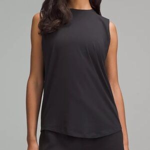 Lululemon Brunswick Muscle Tank Top Women’s 6 Black Athletic Gym Running